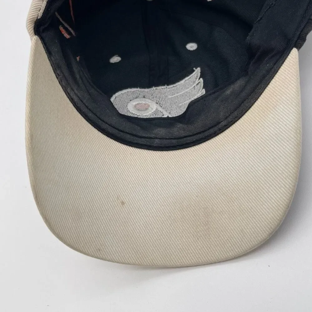 NHL Philadelphia Flyers TWINS ENTERPRISE Hat Men's One Size Brown Beige Cotton